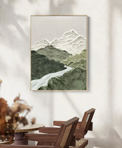 AWA - Abstract colorful texture wall art.
