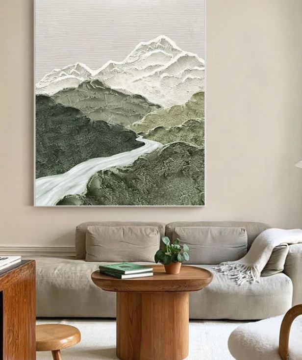 AWA - Abstract colorful texture wall art.