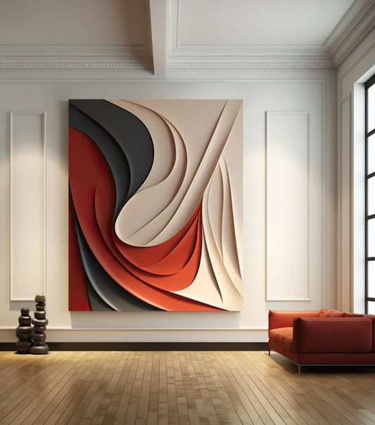 AWA - Abstract Colour 3D Wall Art