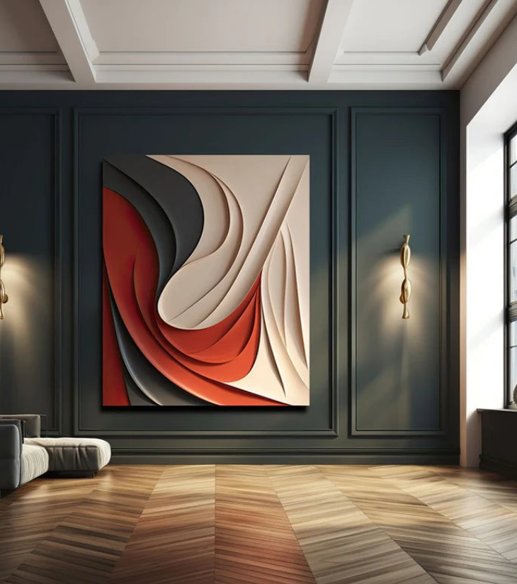 AWA - Abstract Colour 3D Wall Art