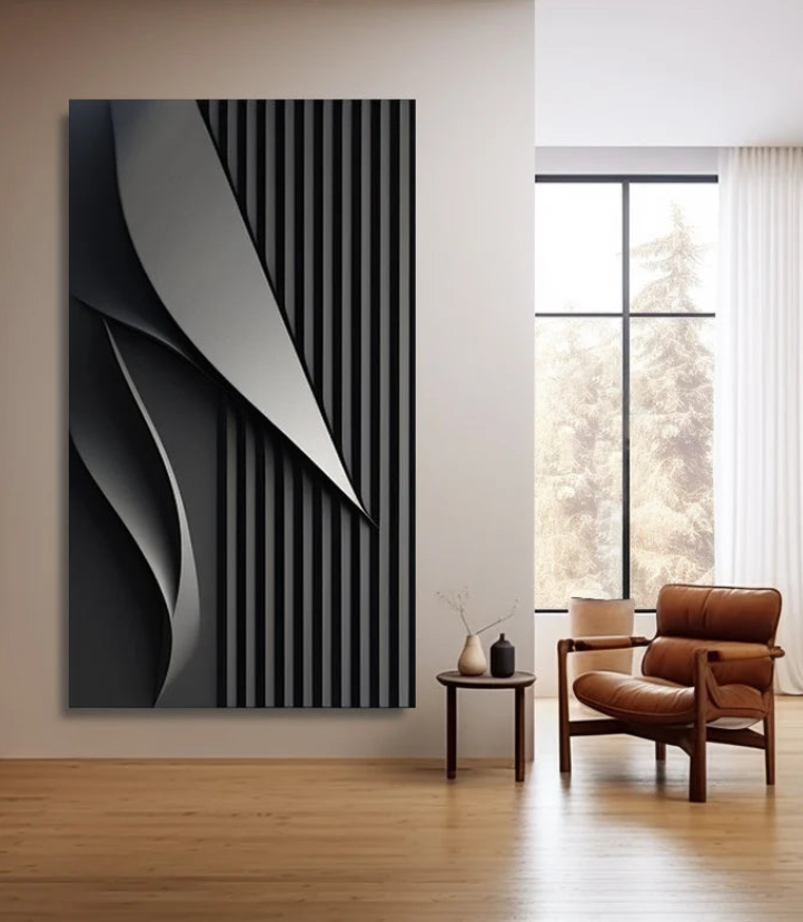 AWA - Abstract Colour 3D Wall Art