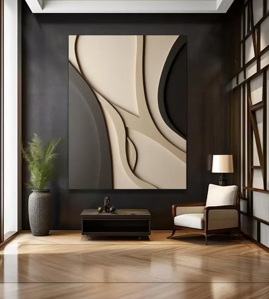 AWA - Abstract Colour 3D Wall Art
