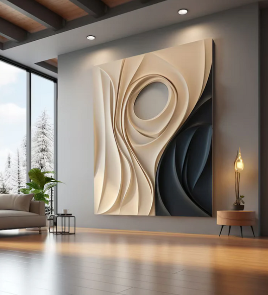 AWA - Abstract Colourfull 3D Wall Art