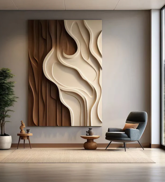 AWA - Abstract Colourfull 3D Wall Art.