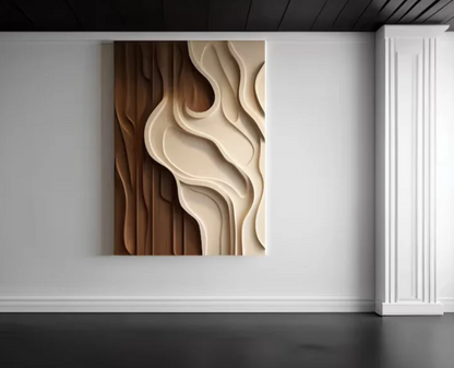 AWA - Abstract Colourfull 3D Wall Art.