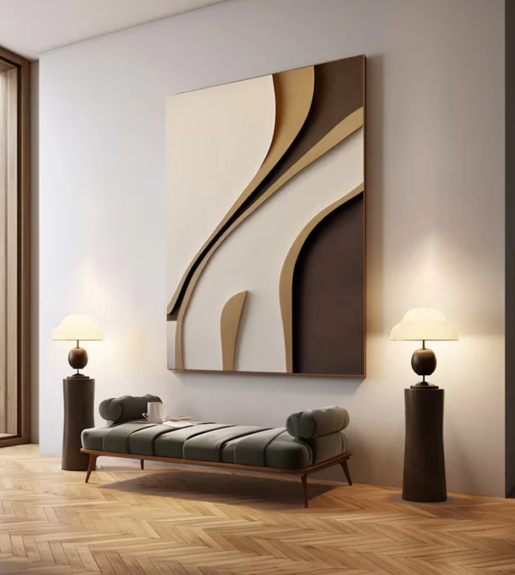 AWA - Abstract Colourfull 3D Wall Art..