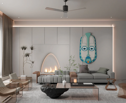 AWA - Abstract Face mask 3D Wall art