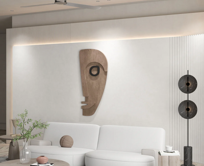 AWA - Abstract Face mask 3D Wall art.