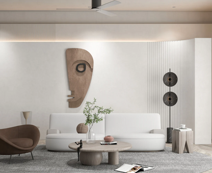 AWA - Abstract Face mask 3D Wall art.