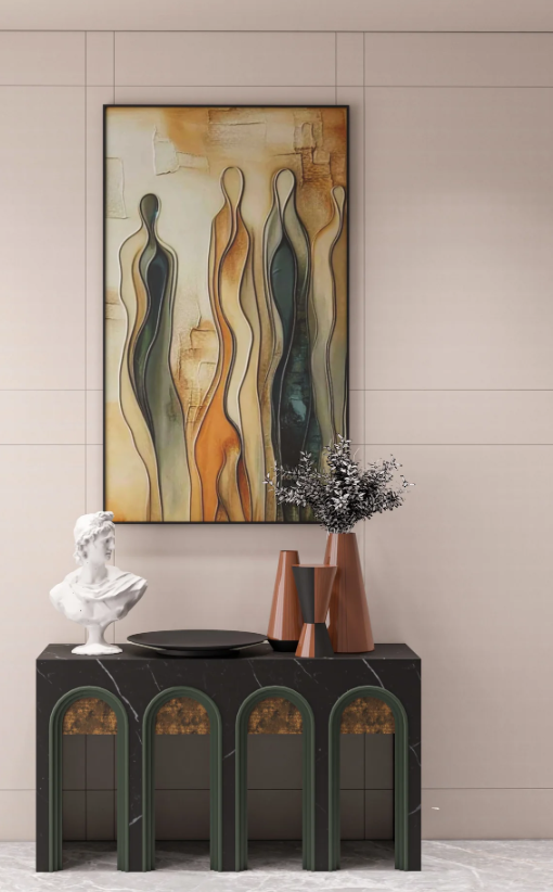 AWA - abstract Human 3D wall art