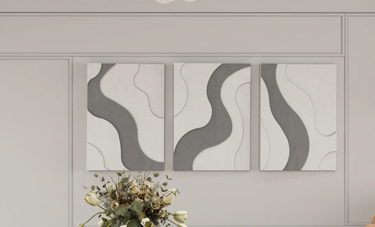 AWA - Abstract modern texture wall art(Set of 3)