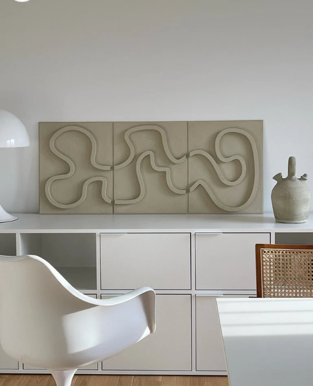 AWA - Abstract modern texture wall art(Set of 3).