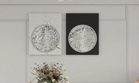 AWA - Beautiful Textured wall art (set of 2)