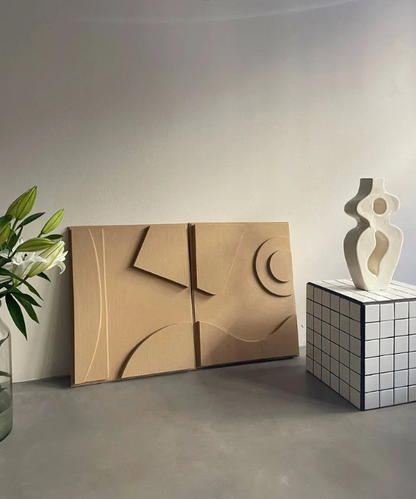 AWA - Home Decor Sculpture wall art (Set of 2)