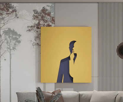 AWA - Man Minimalist wall art