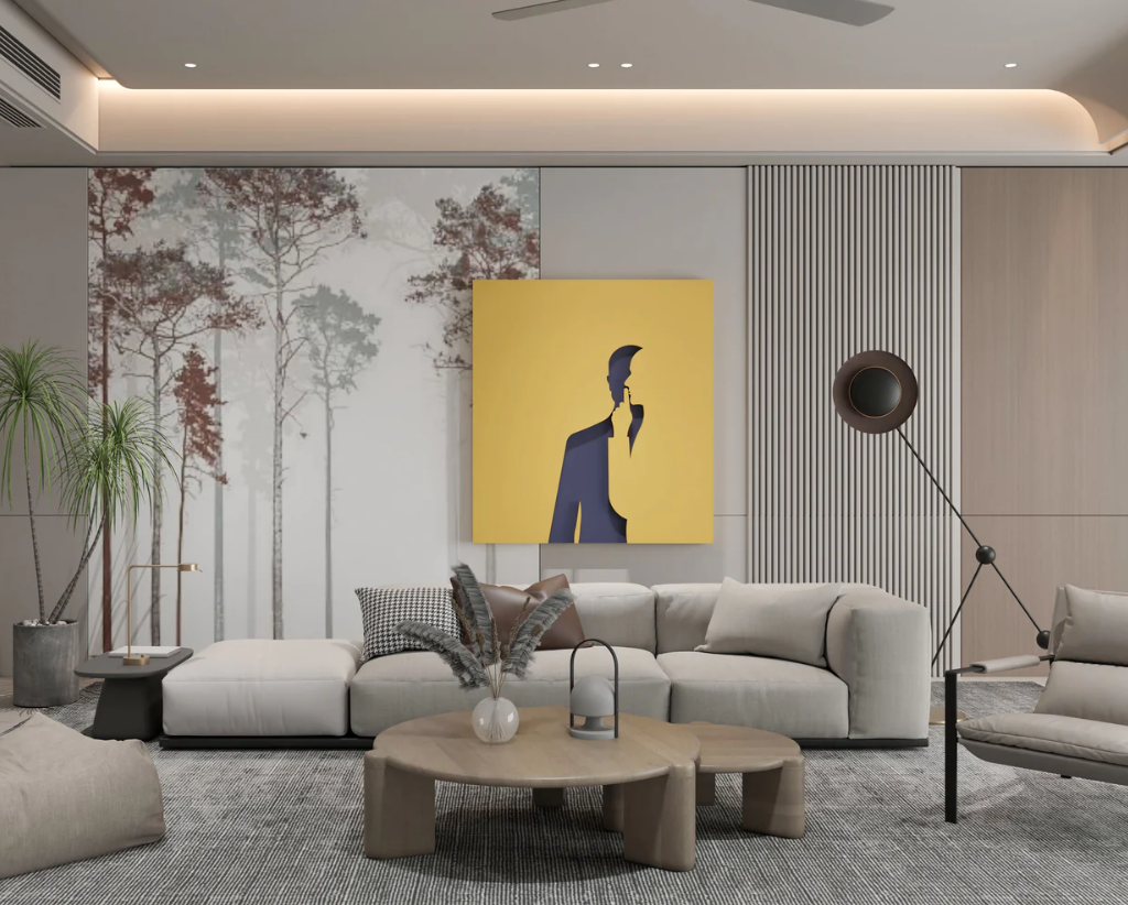 AWA - Man Minimalist wall art