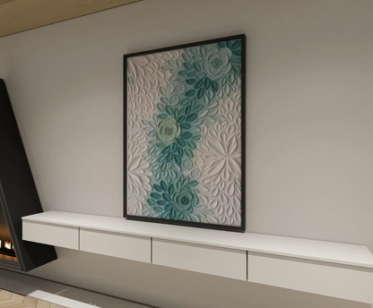 AWA - Colorful abstract 3D wall art