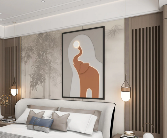 AWA - Elephant 3D Wall Art