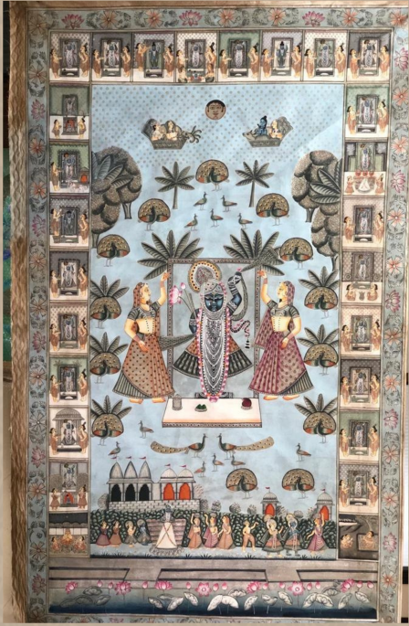 YS - Shrinathji Swaroop Painting