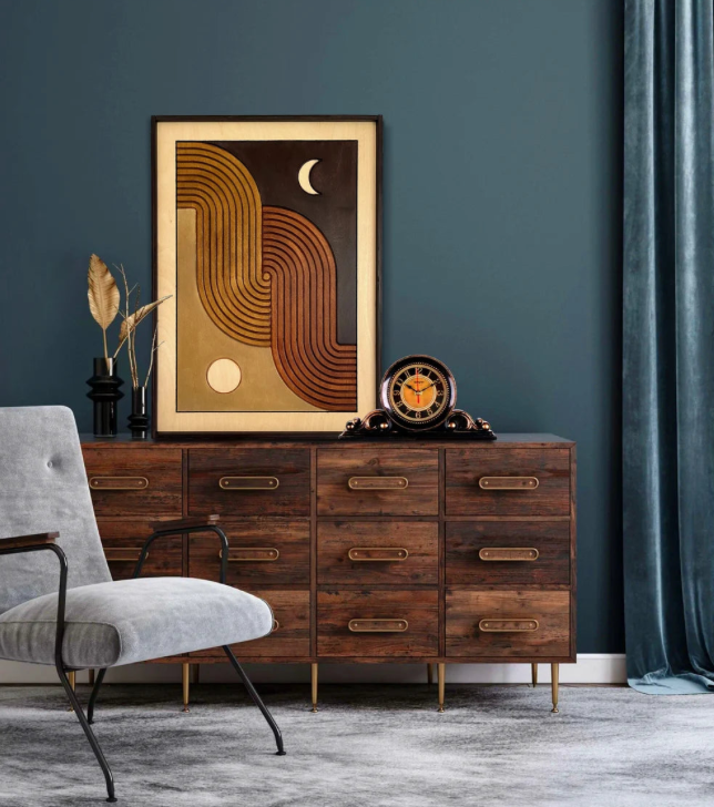 AWA - Sun and Moon Wall art