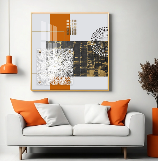 Modern Aesthetics Premium Acrylic Square Wall Art