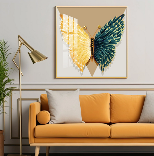 Majestic Monarch Premium Square Wall Art