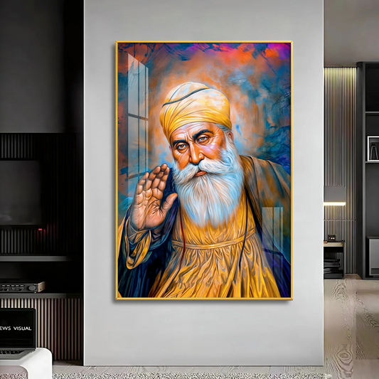 Divine Guru Ji Premium Vertical Acrylic Wall Art