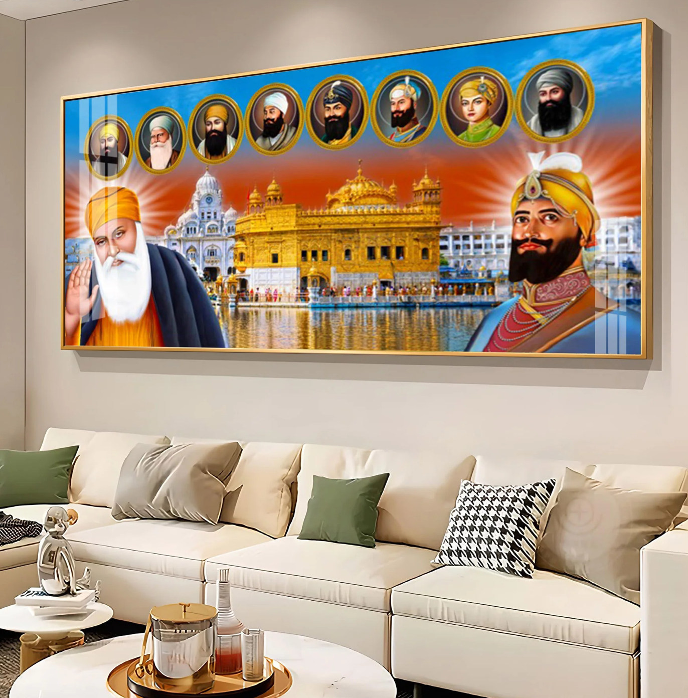 Harmandir Sahib Premium Acrylic Horizontal Wall Art