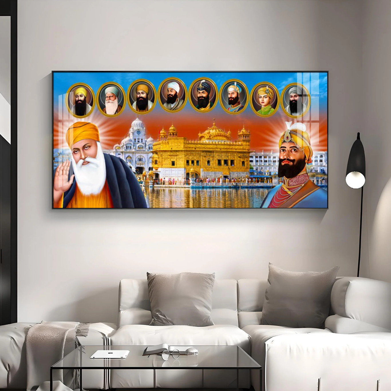 Harmandir Sahib Premium Acrylic Horizontal Wall Art