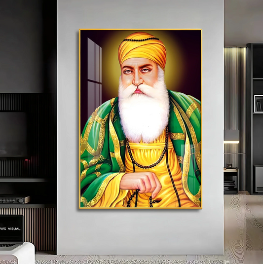 Guru Nanak Ji Premium Vertical Acrylic Wall Art