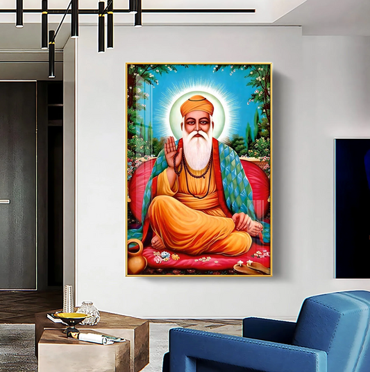 Tranquil Guru Ji Premium Vertical Acrylic Wall Art