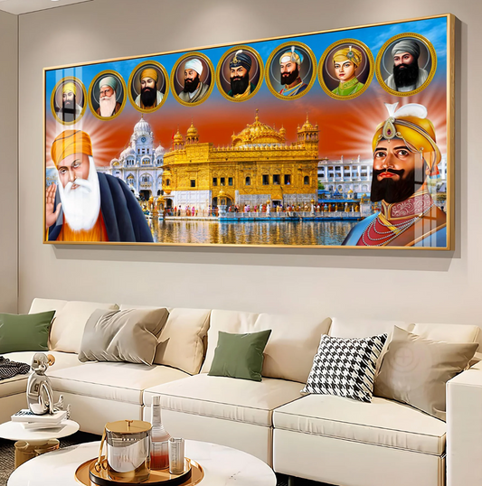 Sri Harmandir Sahib Premium Acrylic Horizontal Wall Art