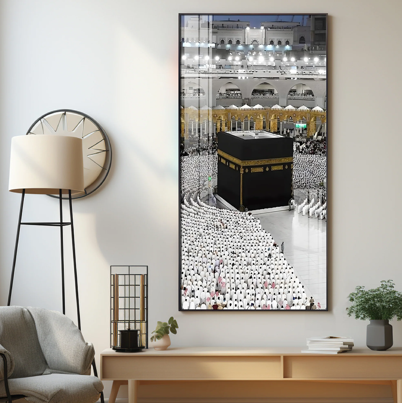 Islamic Religious Place Premium Acrylic Vertical Wall Art
