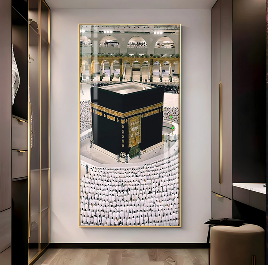 Mecca Premium Acrylic Vertical Wall Art