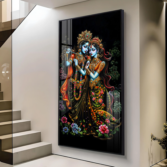 Sacred Couple Premium Acrylic Vertical Wall Art