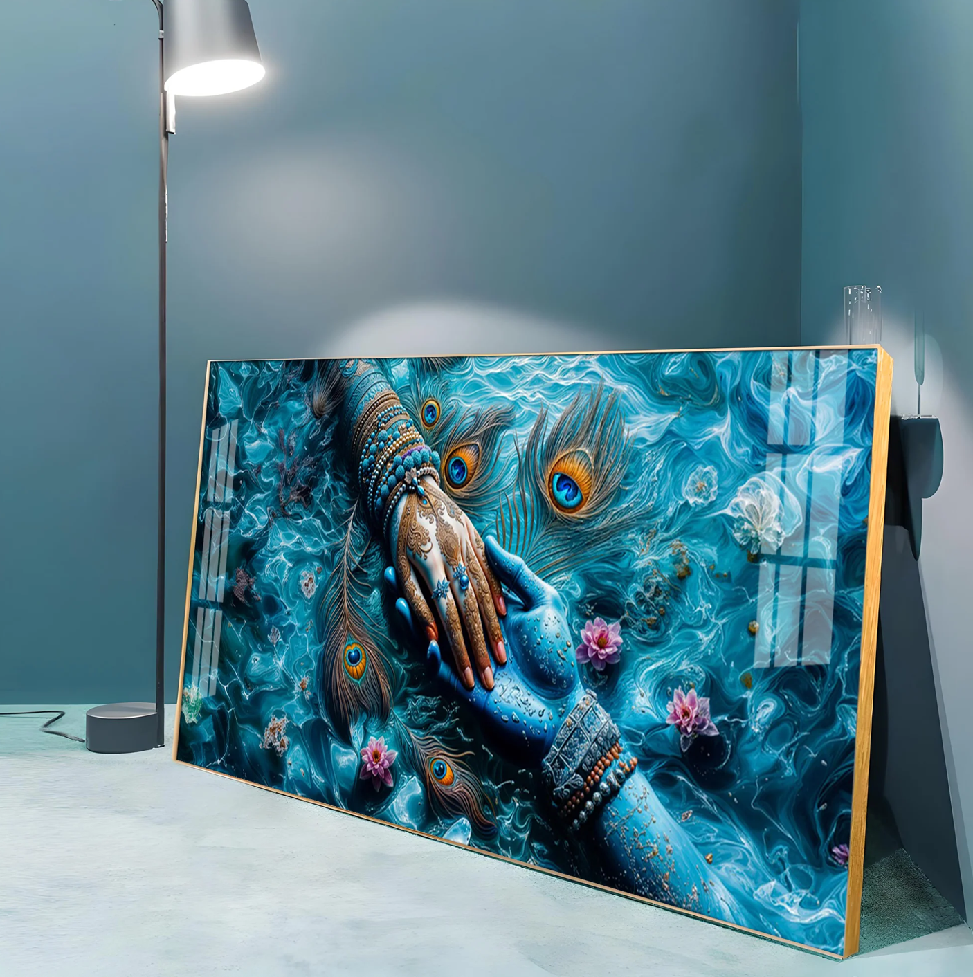 Radiant Hand Touch Premium Acrylic Horizontal Wall Art