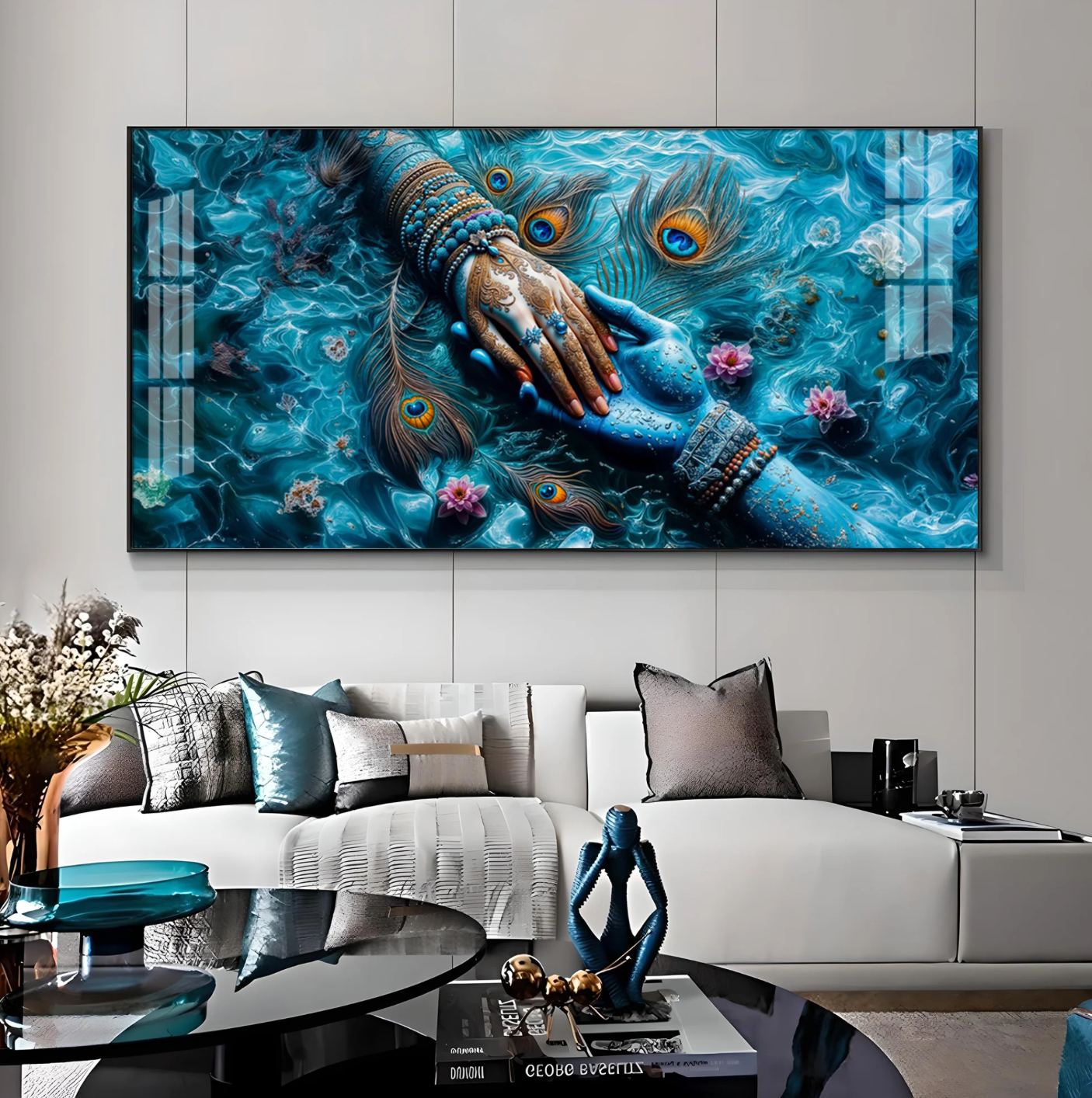 Radiant Hand Touch Premium Acrylic Horizontal Wall Art