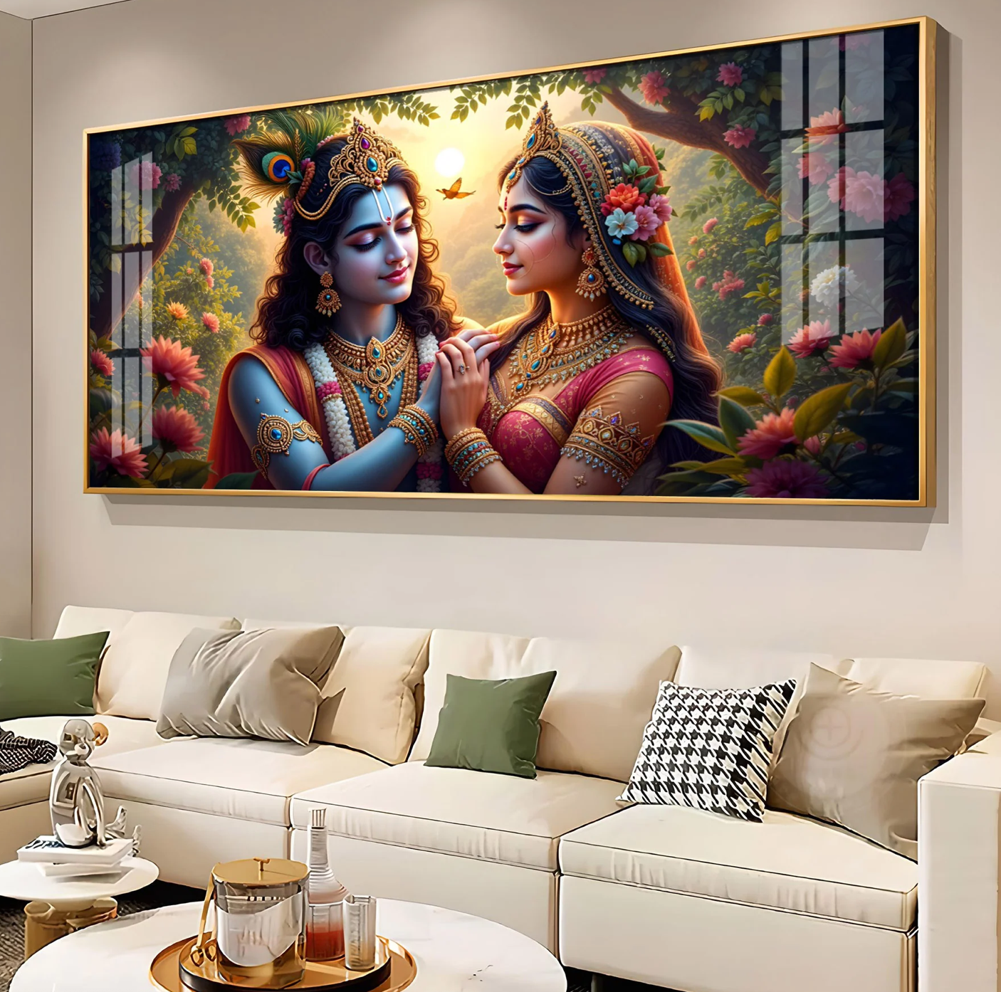 Gopi Prem Premium Acrylic Horizontal Wall Art