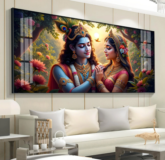Gopi Prem Premium Acrylic Horizontal Wall Art