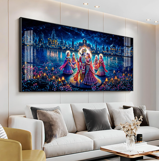 Nocturnal Elegance Premium Acrylic Horizontal Wall Art