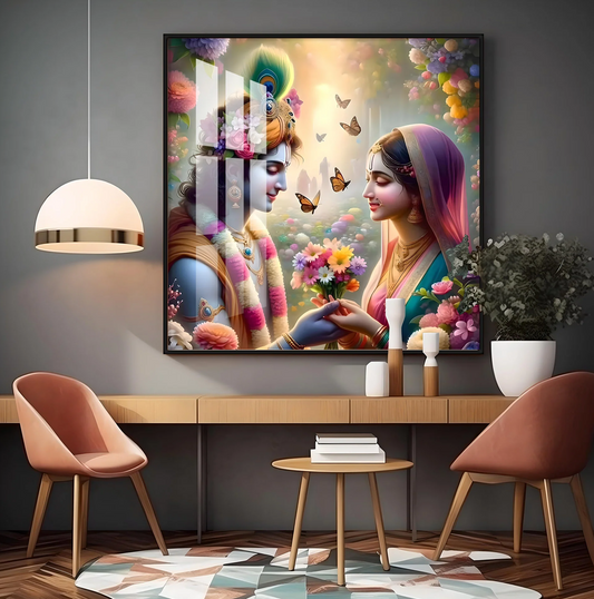 Evergreen Love Premium Acrylic Square Wall Art