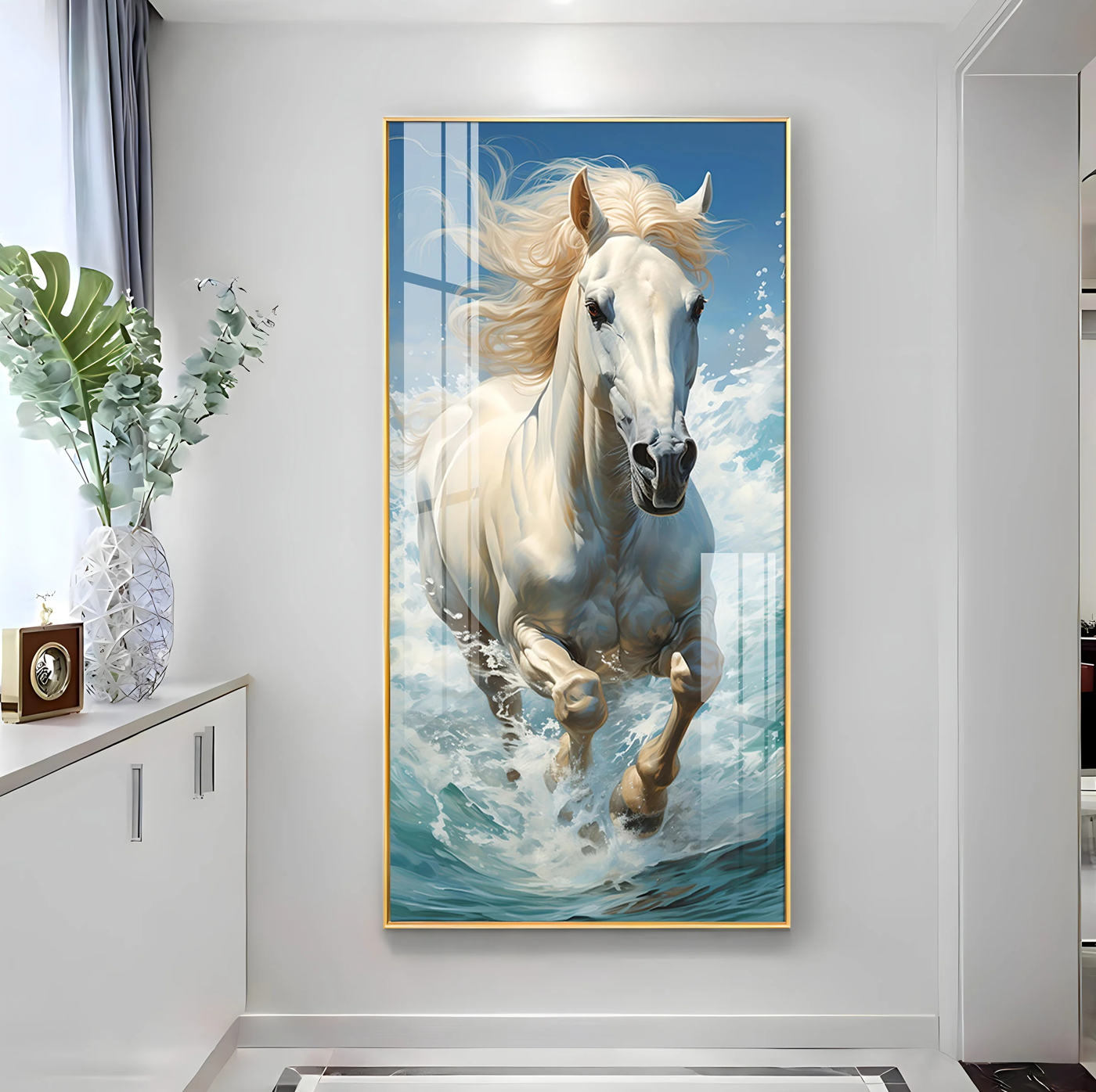 Charismatic Horse Premium Acrylic Vertical Wall Art