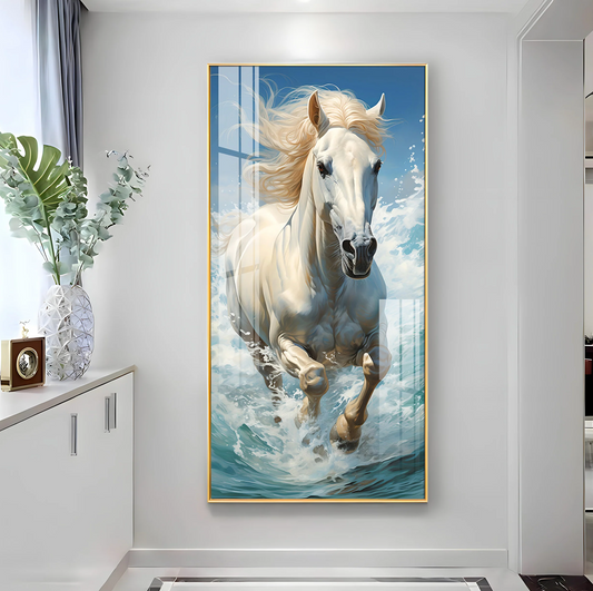 Charismatic Horse Premium Acrylic Vertical Wall Art