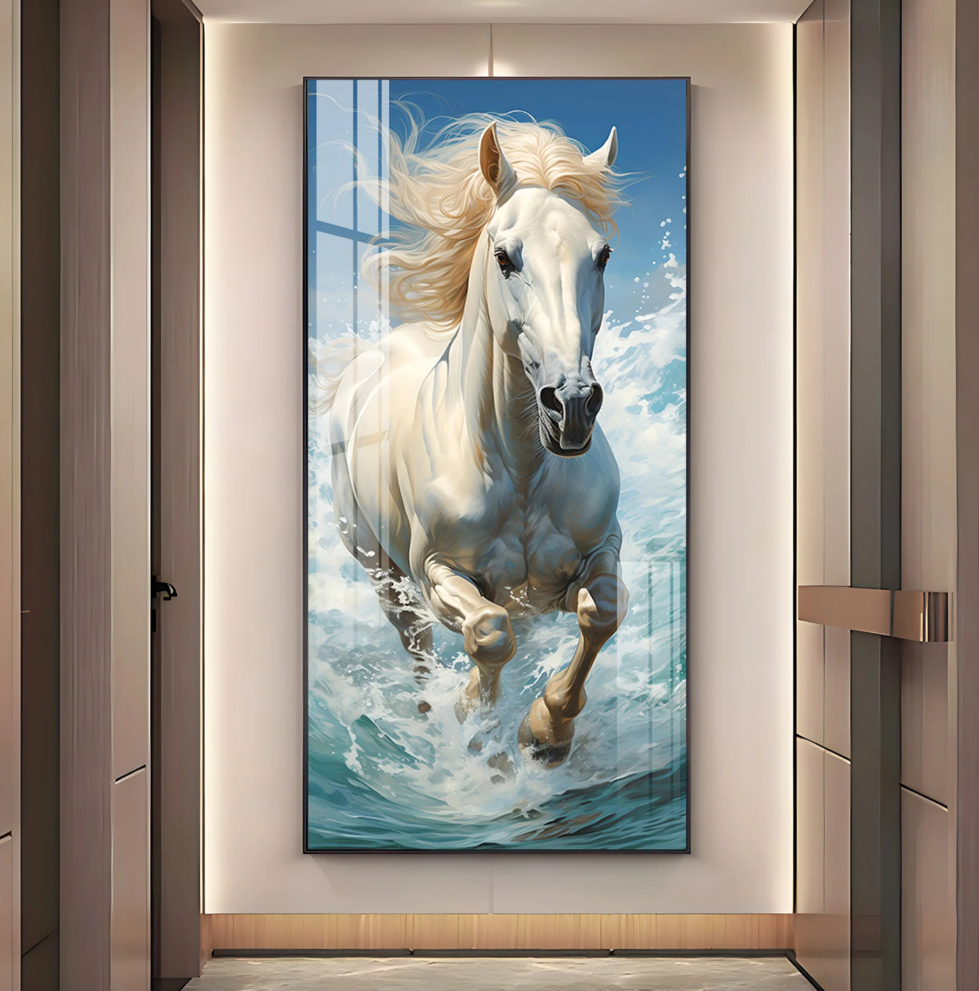 Charismatic Horse Premium Acrylic Vertical Wall Art