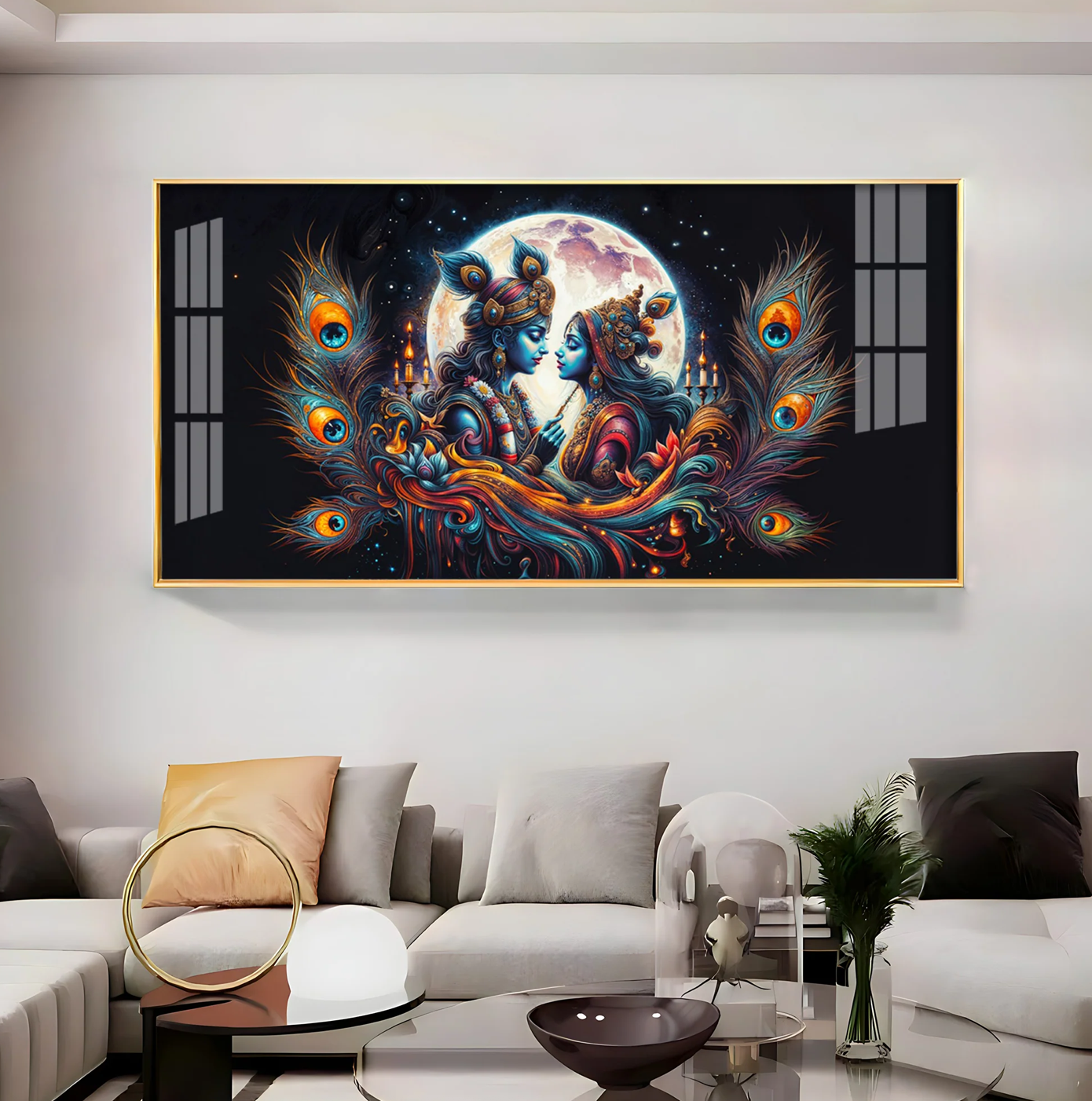 Dual Spirit One Soul Premium Acrylic Horizontal Wall Art
