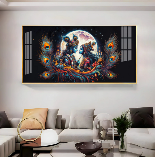 Dual Spirit One Soul Premium Acrylic Horizontal Wall Art
