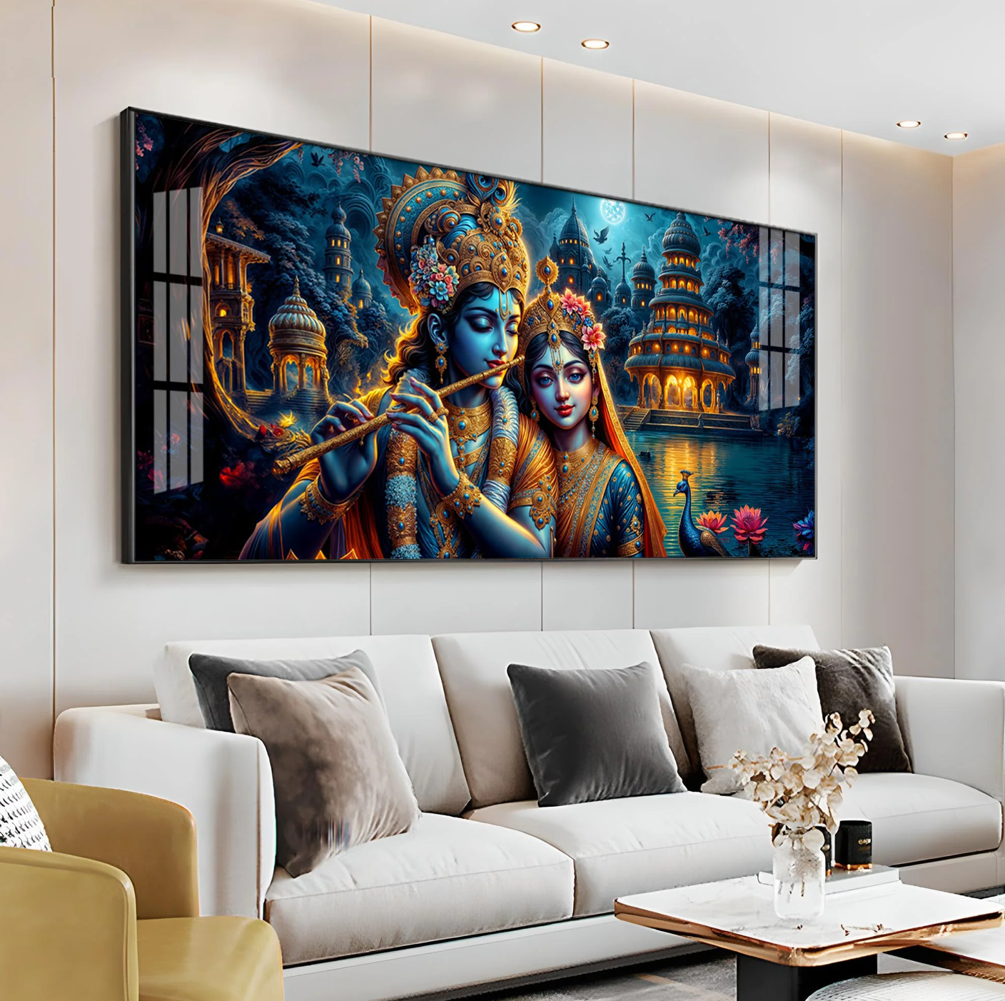 Celestial Divinity Decor Premium Acrylic Horizontal Wall Art