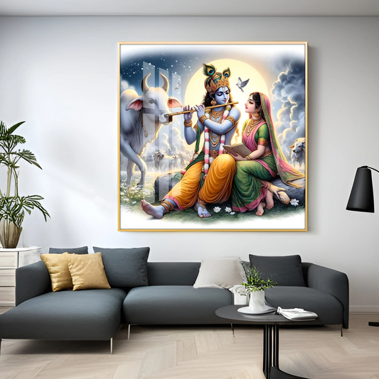 Heavenly Love Premium Acrylic Square Wall Art