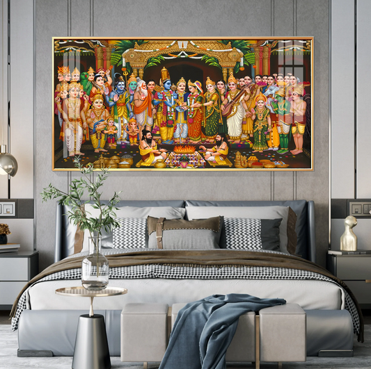 Srinivasa Kalyanam Premium Acrylic Horizontal Wall Art