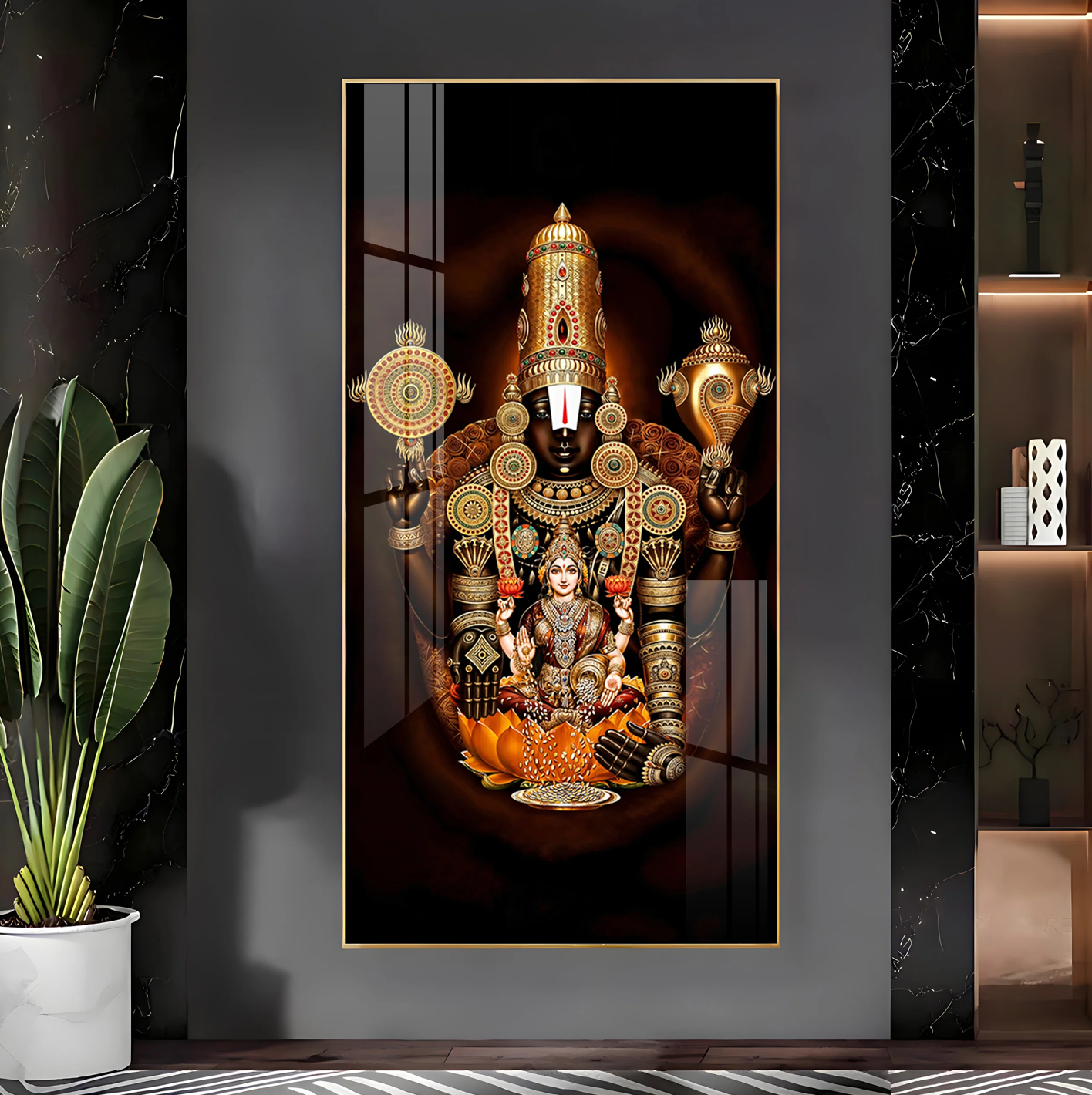 Eternal Spirituality Premium Acrylic Vertical Wall Art